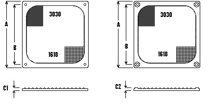 FFM 325 80mm Aluminum Fan Filters