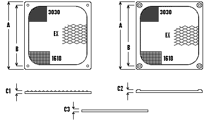 FFM 450 120mm Aluminum Fan Filters