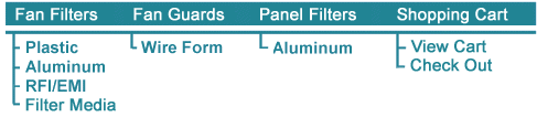 Air Filtration Products Instrument Fan Filters